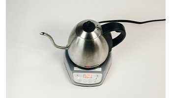 Bouilloire électrique avec poignée en bois bouilloire pour thé café flocons  d'avoine chaudière rapide chauffe-eau capteur de vapeur interrupteur base
